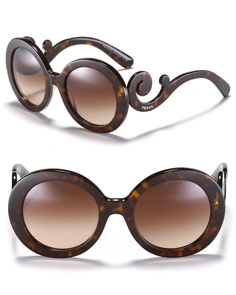 prada sunglasses baroque round